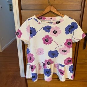 Peplum Floral Shirt